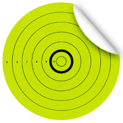 Adhesive Peel & Stick Bright Neon Targets